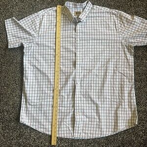 The Foundry Supply Co Green and Brown Casual Button Down Shirt